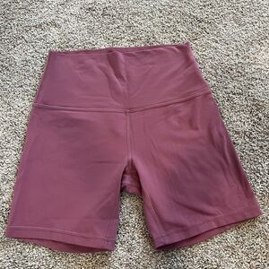 Lululemon  6" shorts Color is rose pink